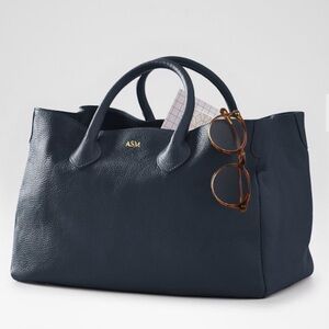 Mark & Graham Navy Elisabetta Tote